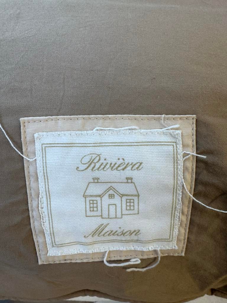 Riviera Maison Sandy Shores kussens, Ophalen of Verzenden, Gebruikt, Bruin, Rechthoekig