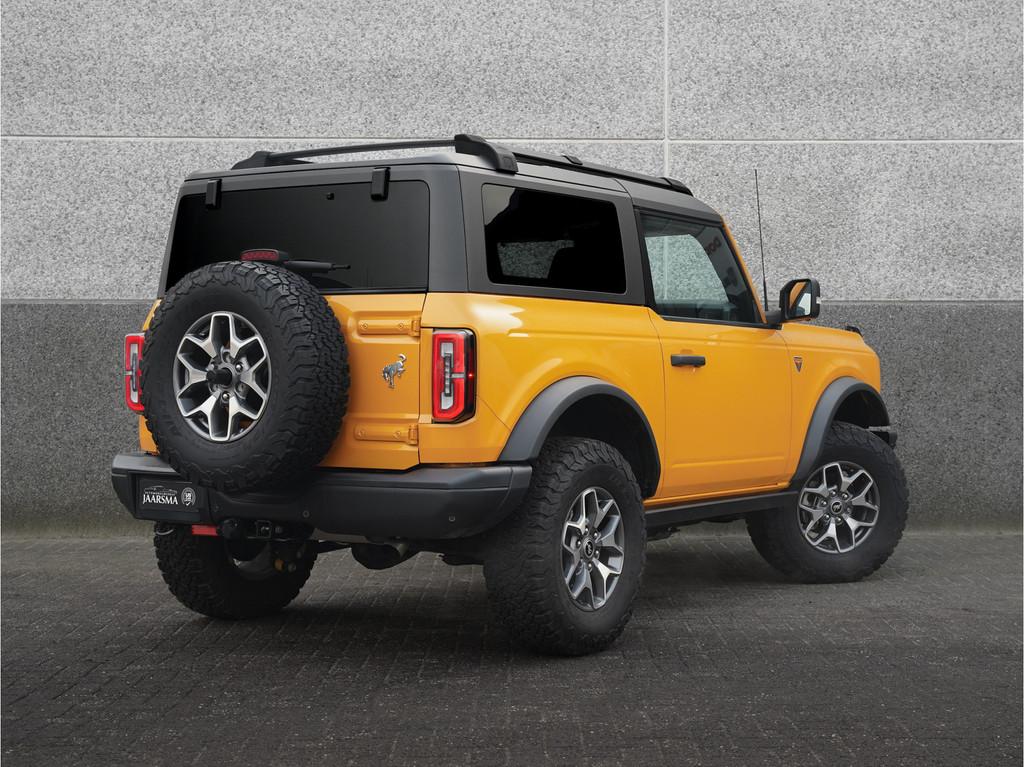 Ford Bronco Badlands 2.3L EcoBoost |Grijs kenteken |Adaptive, 450 kg, Gebruikt, Met garantie (alle), Startonderbreker
