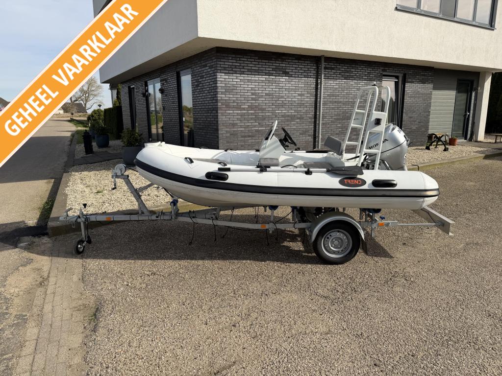 Trend 360 Alu Rib - Compleet met Honda 20PK (2023) - Vaarkl, Gebruikt, Benzine, Minder dan 70 pk, Overige merken