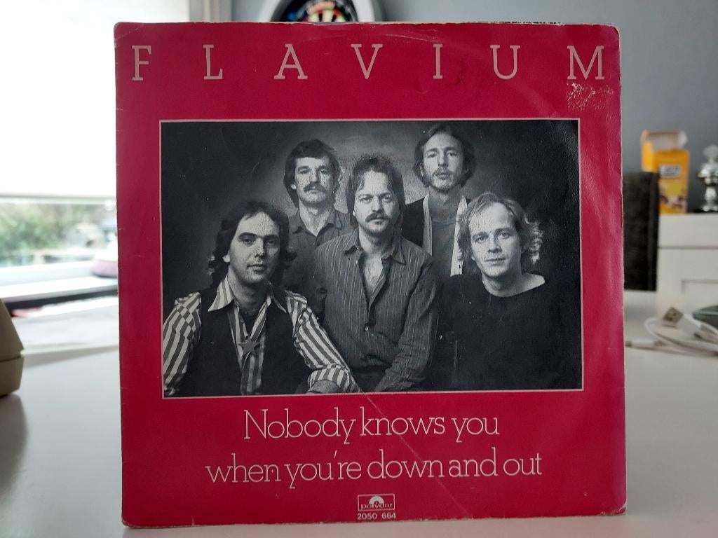 7" Single Flavium - Nobody Knows You When You're Down And, Gebruikt, 7 inch, Single, Ophalen of Verzenden