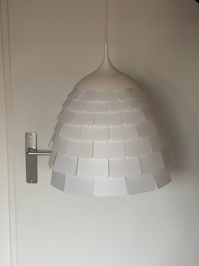 Vintage IKEA kunststof hanglamp, Huis en Inrichting, Lampen | Hanglampen, Ophalen of Verzenden, Zo goed als nieuw, Kunststof, Minder dan 50 cm