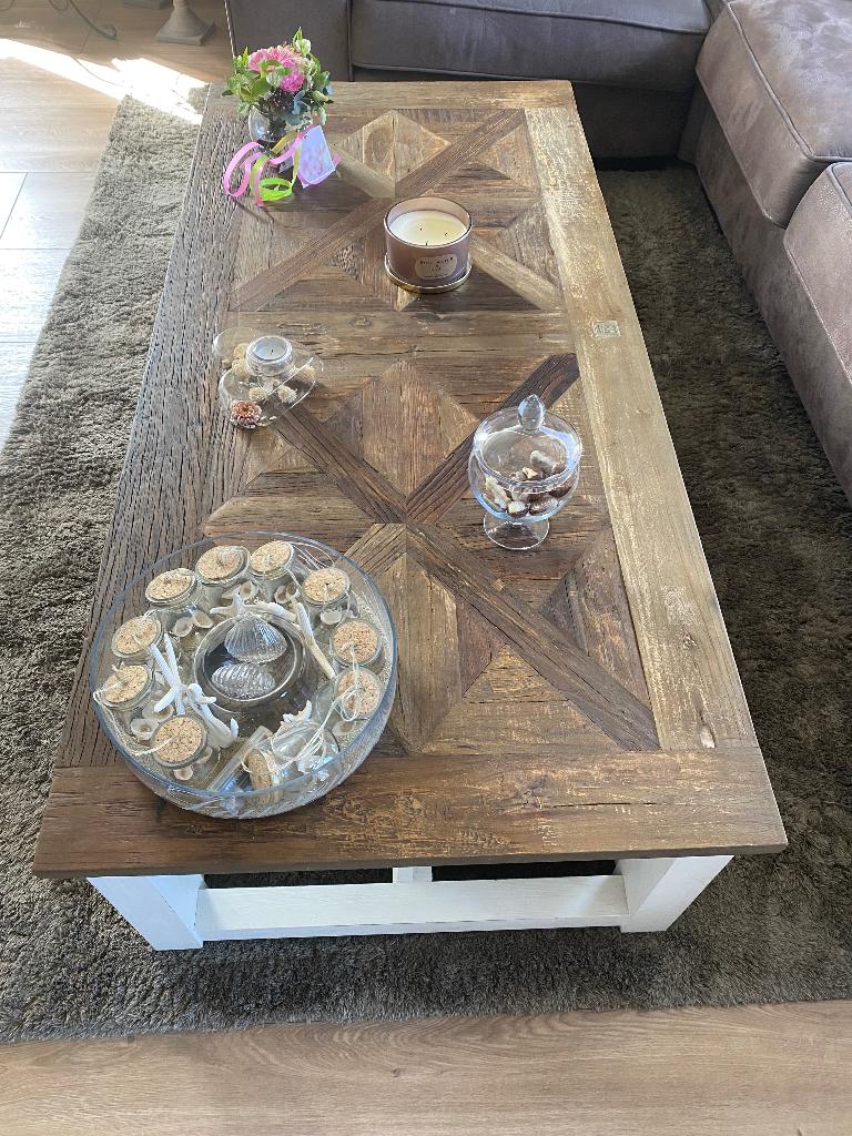 Rivièra Maison Salontafel Château Chassigny 150cm, Ophalen, Gebruikt, 100 tot 150 cm, 50 tot 100 cm