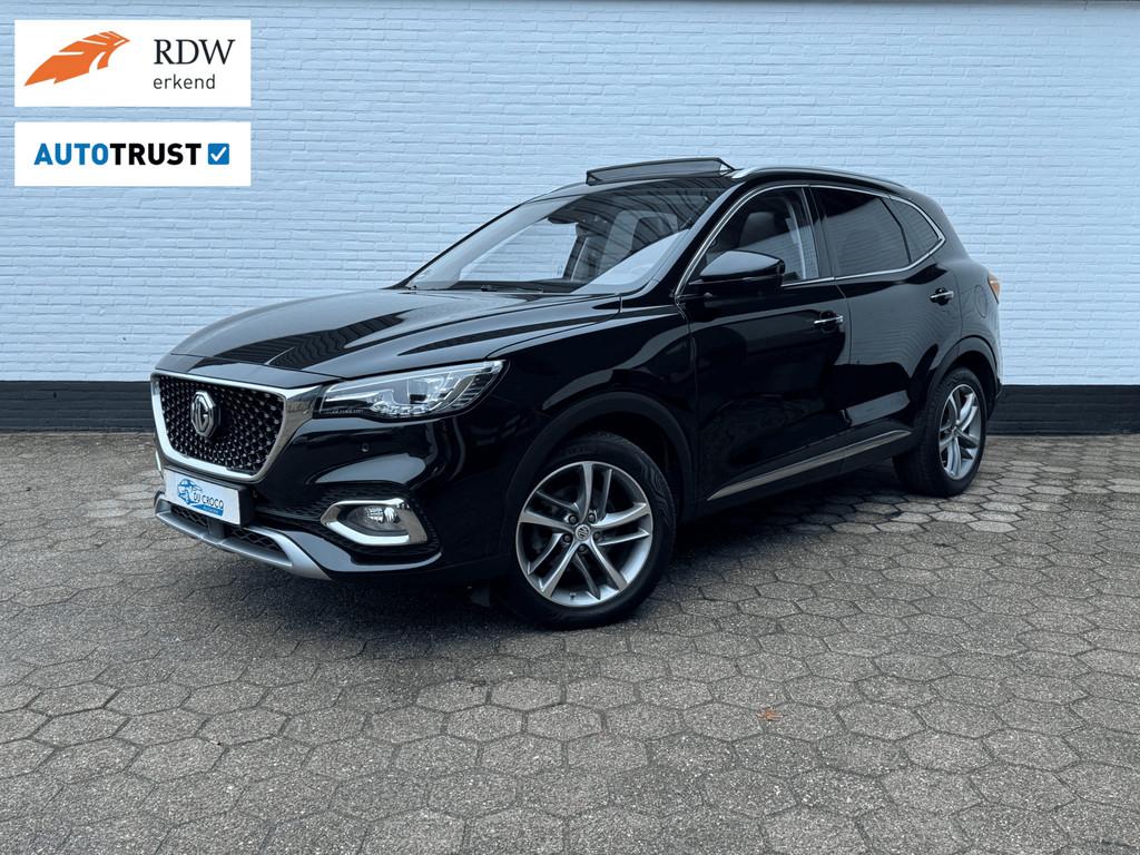 MG EHS PHEV Luxury PANODAK l 360 l TREKHAAK l GARANTIE 2029!, Auto's, Gebruikt, Zwart, 258 pk, Zwart