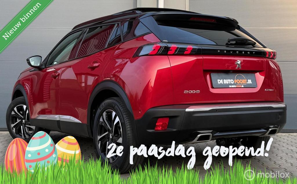 Peugeot 2008 1.2 PureTech GT-Line Pano.dak/Trekhaak/Winterpa, Parkeersensor, Gebruikt, 1199 cc, Bedrijf