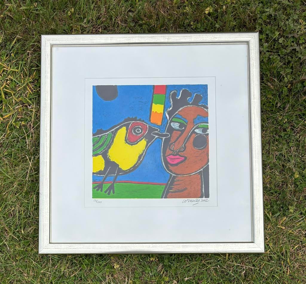 zeefdruk Corneille “Des Animaux et la Femme” 2002 (186/200), Antiek en Kunst, Kunst | Litho's en Zeefdrukken, Ophalen