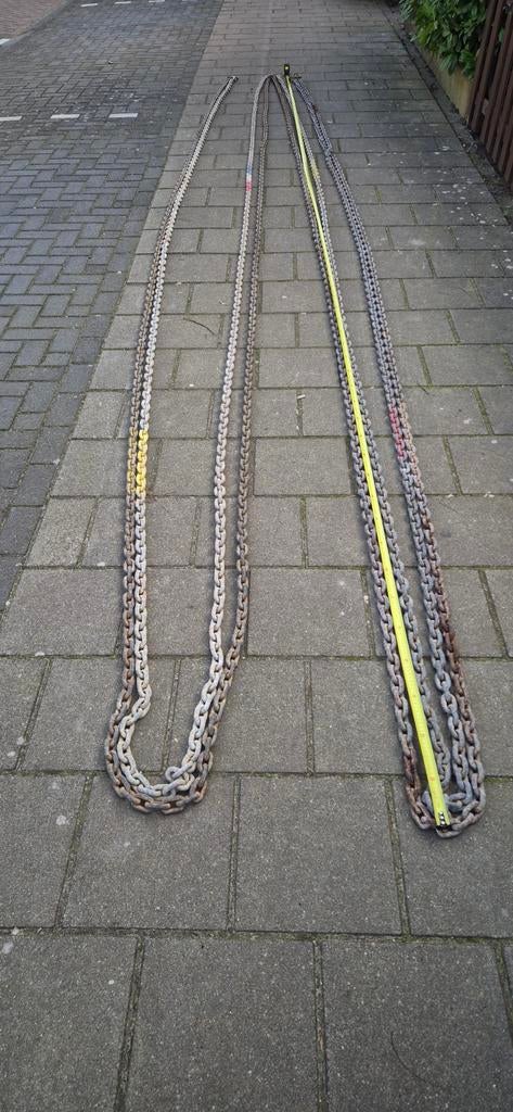 Ankerketting 50 meter, schalm 5cm x 1cm, Ophalen