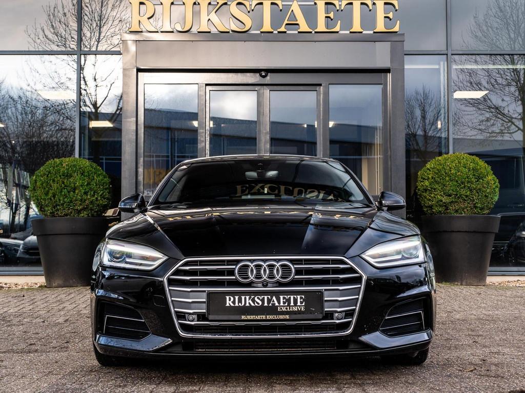 Audi A5 Sportback 2.0 TFSI MHEV Pro Line|360|LED|VIRTUAL, Auto's, Gebruikt, 4 cilinders, Zwart, Bedrijf