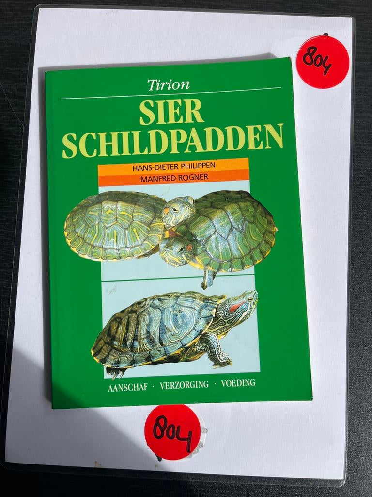 Tirion Sierschildpadden: Aanschaf, Verzorging, Voeding, Boeken, Dieren en Huisdieren, Zo goed als nieuw, Reptielen of Amfibieën