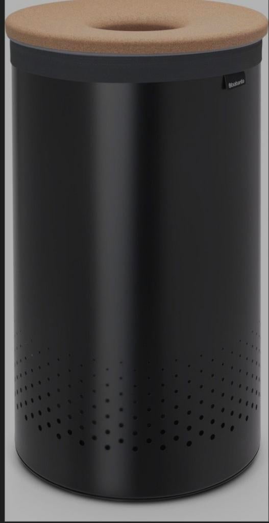 Brabantia Wasmand zwart, Gebruikt, 50 tot 75 cm, Ophalen of Verzenden, Metaal