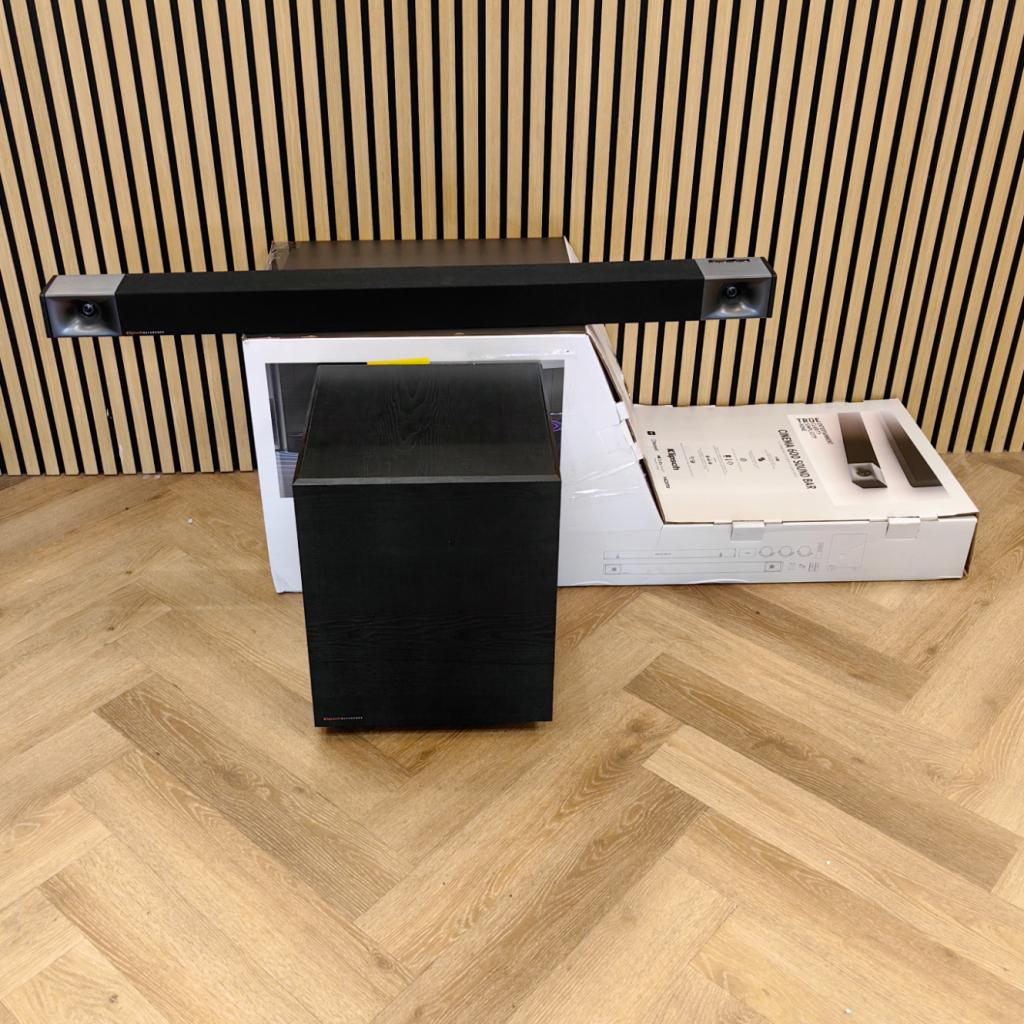 Klipsch Cinema 600 Soundbar + Subwoofer - Netjes, Flex Ltd., Zo goed als nieuw, https://flex.com/contact-us, Nobelstraat 10, 5807 GA Oostrum LB, Limburg, Nederland