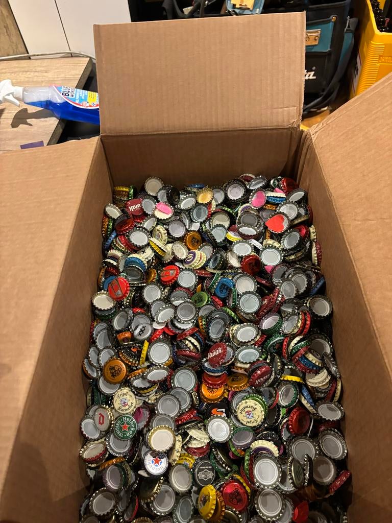 Grote collectie bier- en frisdrankdopjes, Ophalen of Verzenden, Gebruikt