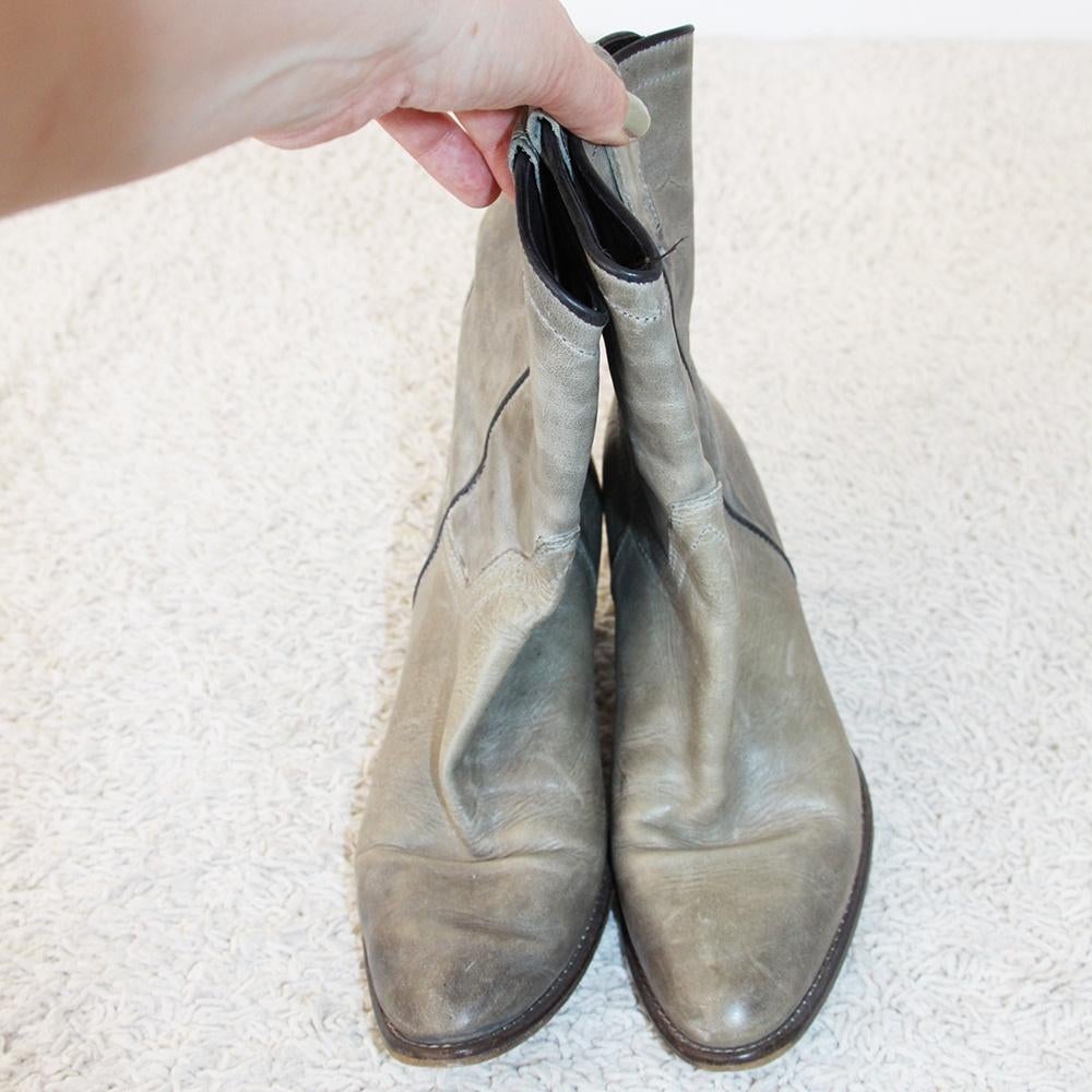 Vintage Leren Van Dalen Laarsjes 4 s17 (Maat 38) € 30,-, Overige kleuren, Ophalen of Verzenden, Zo goed als nieuw, Van Dalen