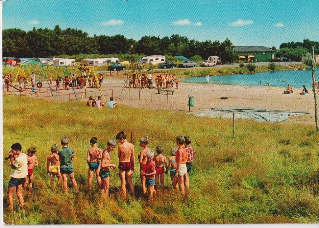 Zeeland , Camping De Heische Tip, Ophalen of Verzenden, 1960 tot 1980, Gelopen, Noord-Brabant