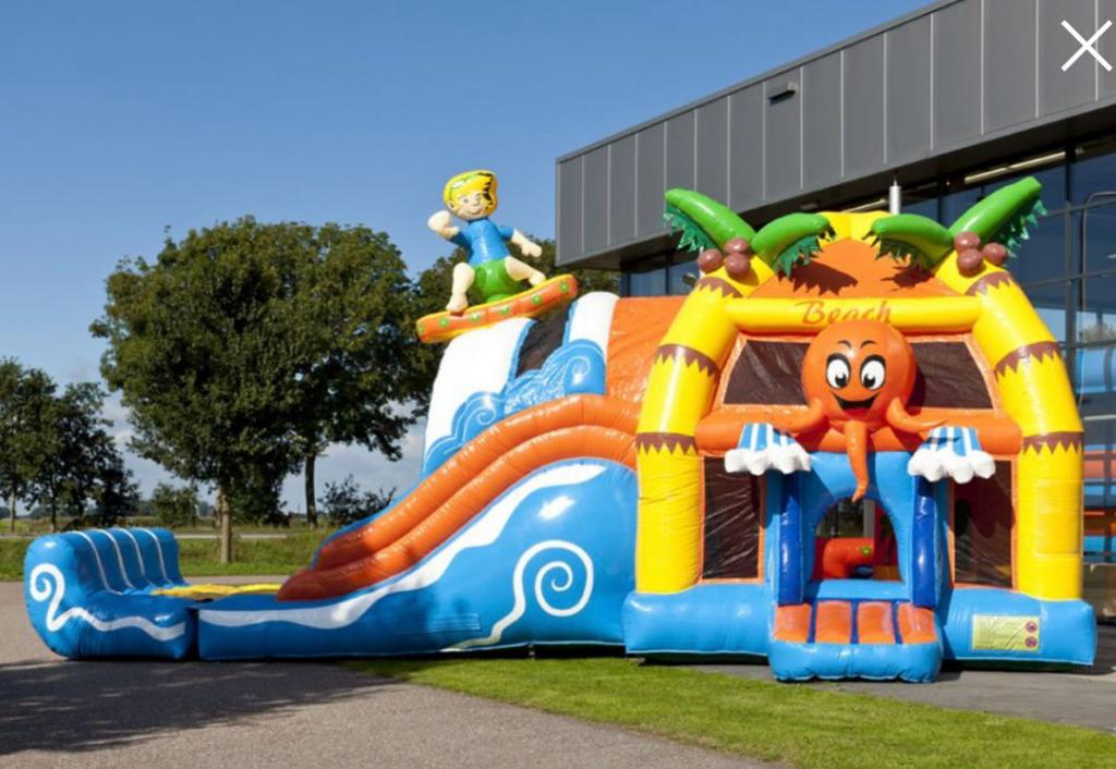 Springkussen XXL te huur, multiplay, Ophalen of Verzenden, Zo goed als nieuw, Overige