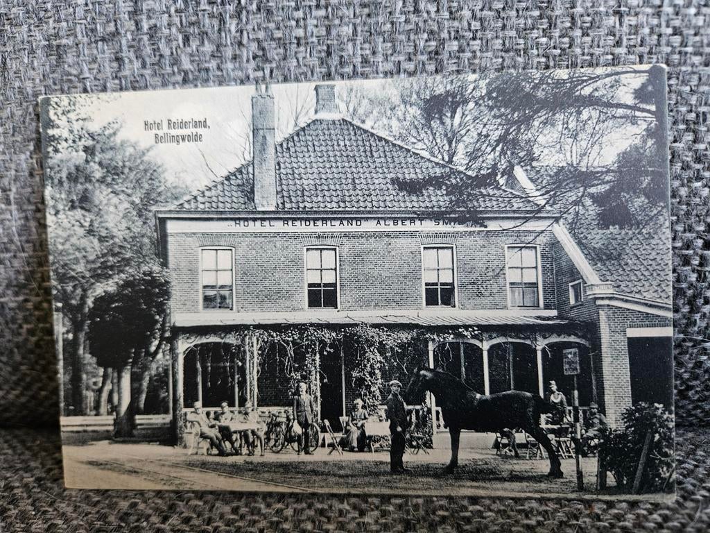 Oude Ansichtkaart Hotel Reiderland Bellingwolde Groningen, Verzamelen, Ansichtkaarten | Nederland, Ongelopen, Groningen, Voor 1920