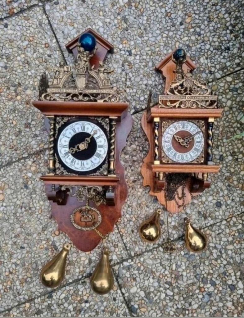 Zaanse klokken in een uitstekende conditie! Altijd goed onde, Ophalen of Verzenden