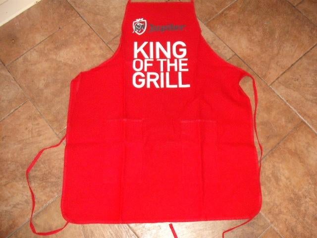 Jupiler bier schort (nr.2) King of the grill, Ophalen of Verzenden, Nieuw, Kleding, Jupiler