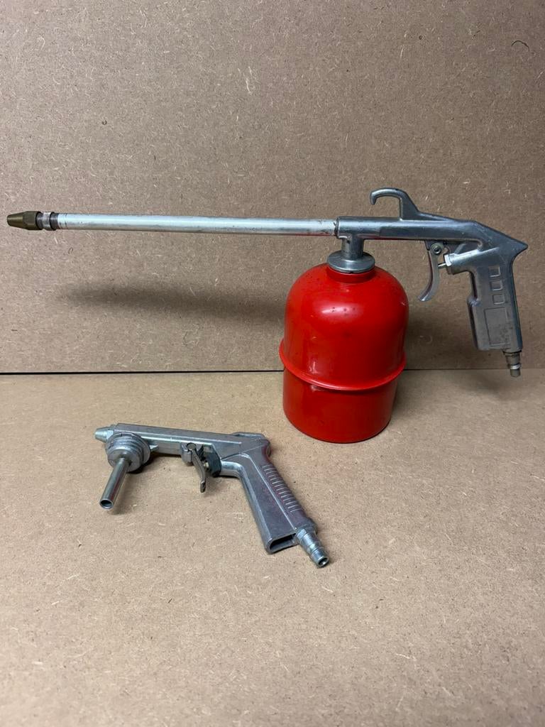 2 vloeistof spuit pisolen tbv compressor., Ophalen of Verzenden, Nieuw