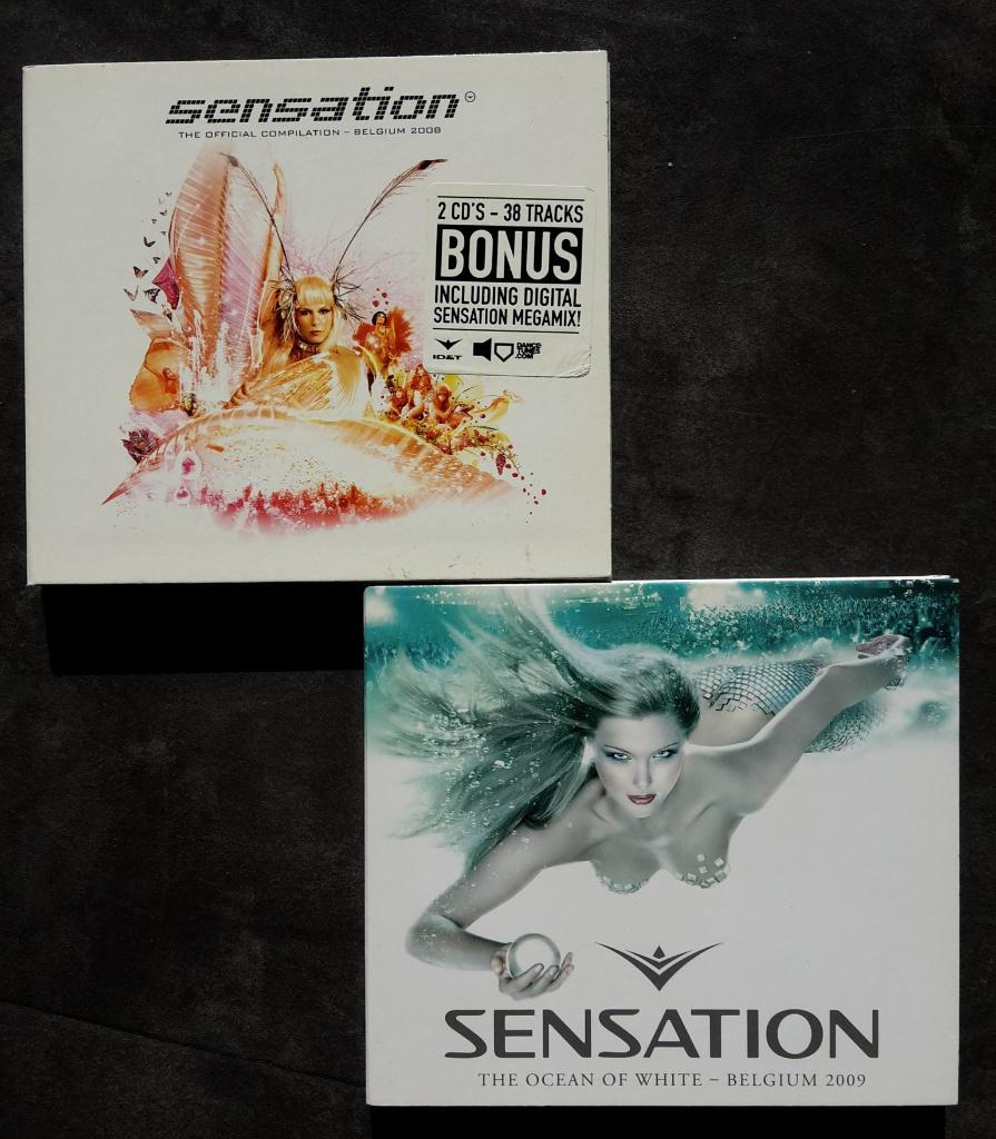 CD Set - Sensation White Belgium 2008 en 2009 - Trance Club, Cd's en Dvd's, Cd's | Dance en House, Zo goed als nieuw, Techno of Trance