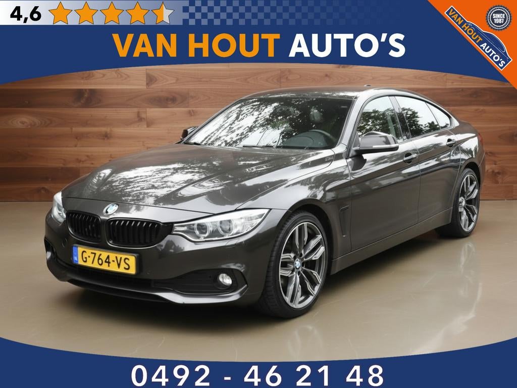 BMW 4 Serie Gran Coupé 418d Executive | AUTOMAAT | LEDER |, Automaat, 745 kg, 4 cilinders, Bruin
