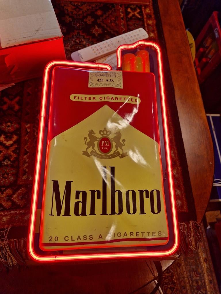 Neon lichtreclame, Ophalen of Verzenden, Zo goed als nieuw, Lichtbak of (neon) lamp