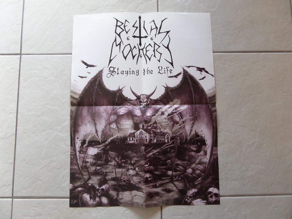 BESTIAL MOCKERY poster, Rechthoekig Staand, Nieuw, Ophalen of Verzenden, A1 t/m A3