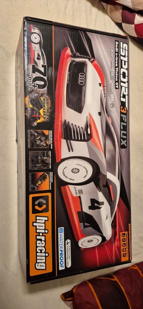 HPI Racing Sport 3 Flux RC auto met lader en 8000mAh accu, Ophalen of Verzenden, Auto onroad