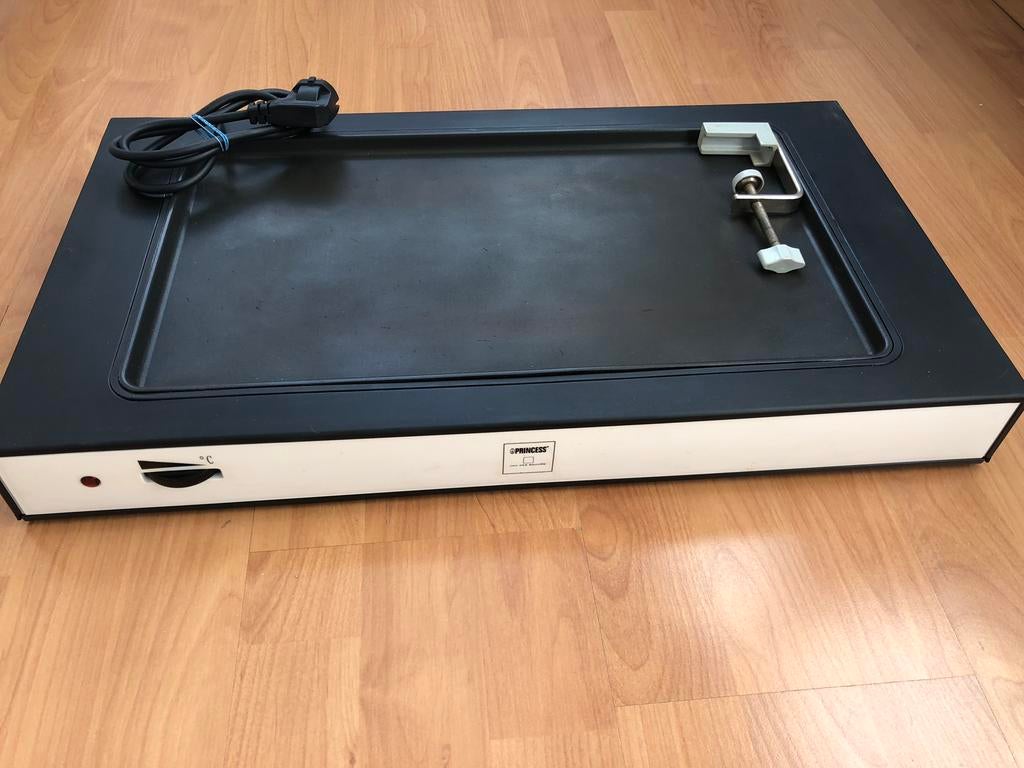 Mooie Gourmetplaat Jan de Bouvrie, Ophalen of Verzenden, Zo goed als nieuw, 4 t/m 7 personen