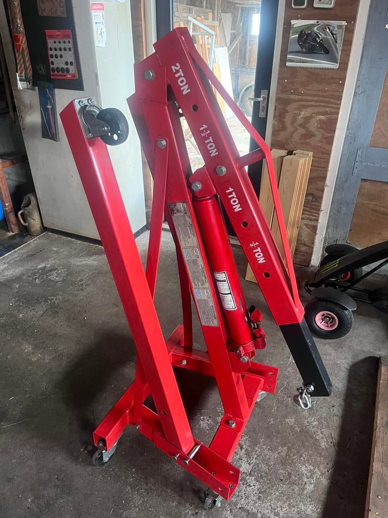 Motortakel, Ophalen, Gebruikt