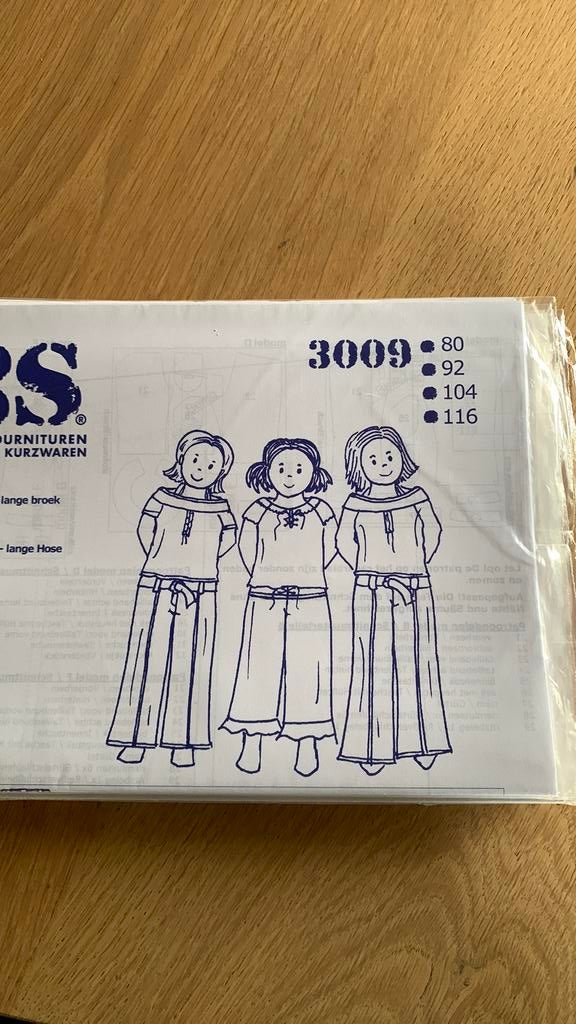13x Naaipatronen ROOS kinderkleding maat 74/164, Ophalen of Verzenden, Zo goed als nieuw, Kind, Roos