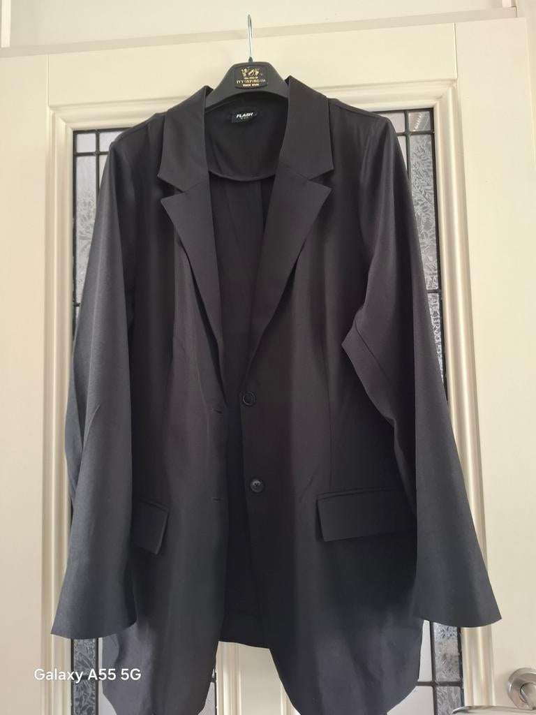 ZIZZI MAAT 50 COLBERT JASJE, Kleding | Dames, Verzenden, Nieuw, Zwart, Jasje of Colbert