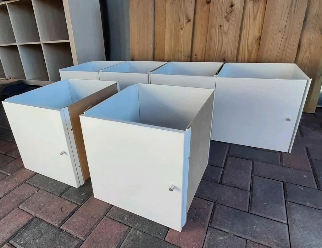 9 deurtjes,  3 ladekasten voor ikea kallax Vakkenkast, Ophalen