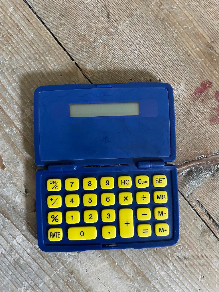 Rekenmachine, Diversen, Rekenmachines, Ophalen, Gebruikt