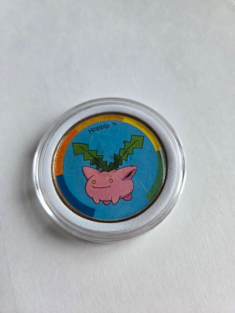 Pokémon Hoppip Coin 2001 TM Nintendo - Gotta Catch Em All, Ophalen of Verzenden, Gebruikt, Overige typen