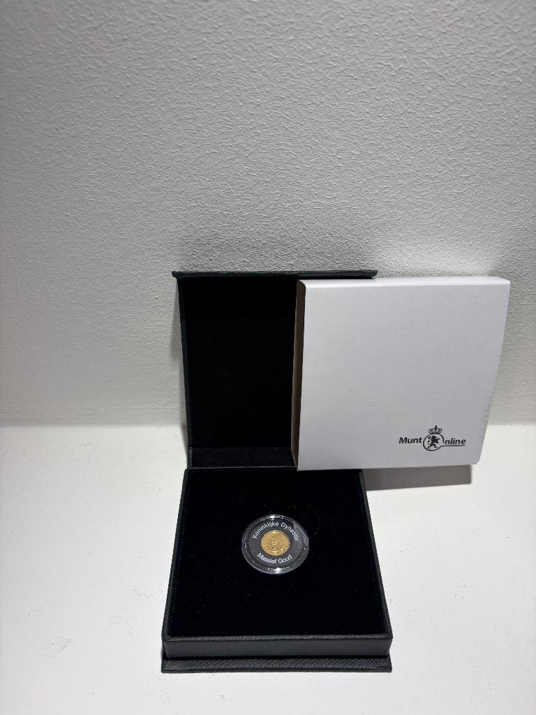 Massief gouden munt – Prinses Amalia – Koninklijke Dynastie, Vóór koninkrijk, Verzenden, Euro's, Goud