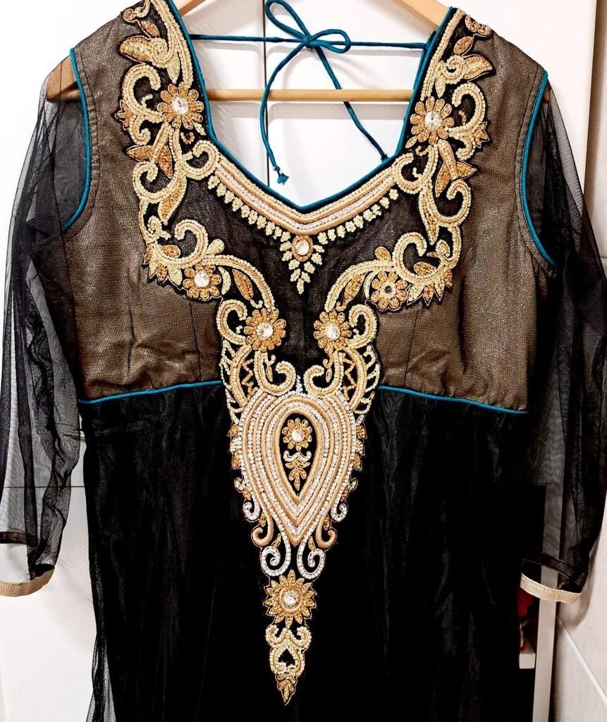 Bollywood broekpak, Ophalen of Verzenden, Zo goed als nieuw, Maat 38/40 (M), Overige typen