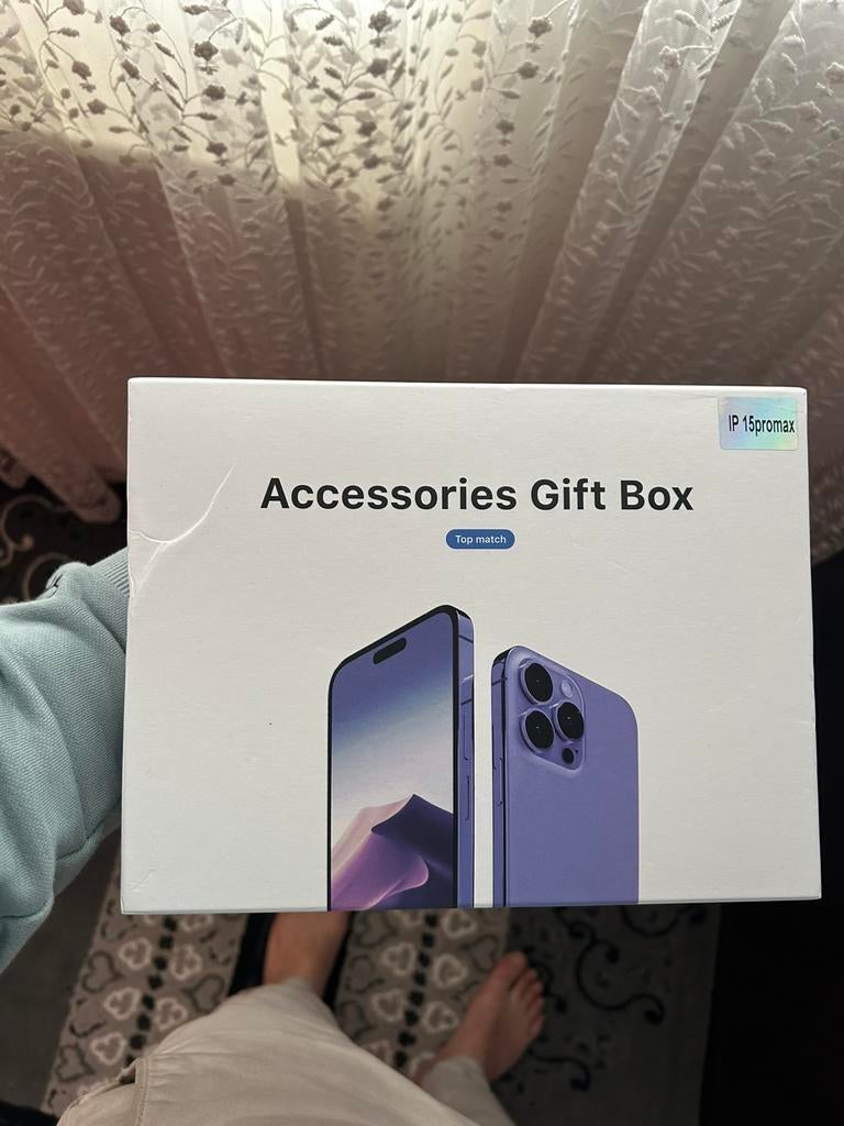 Accessories gift box iphone 15 pro max orjinal, Zwart, Ophalen of Verzenden, Zo goed als nieuw, Galaxy S23