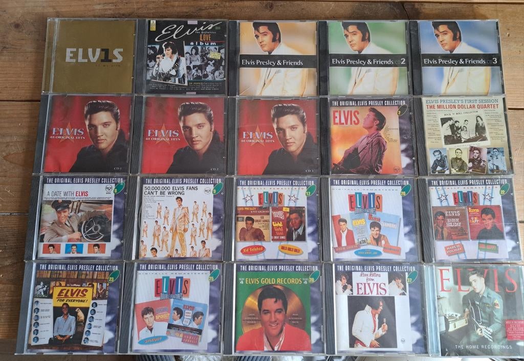 Elvis Presley cd's 42x, Ophalen of Verzenden, Zo goed als nieuw, Poprock