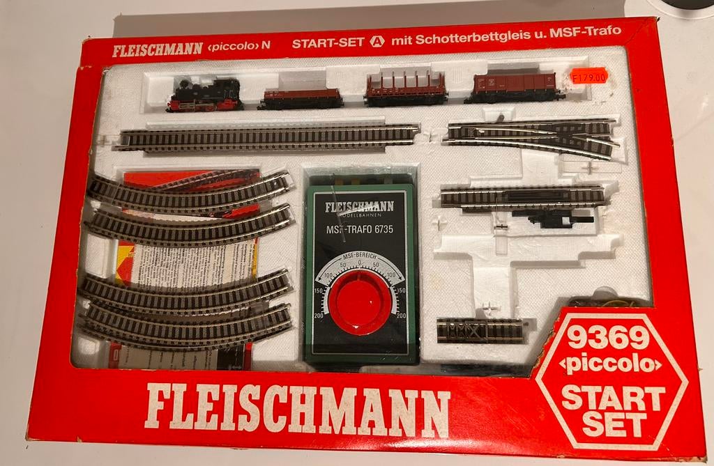 Originele Fleischman startset Piccolo 9369, Treinset, Gelijkstroom, Fleischmann, Ophalen of Verzenden
