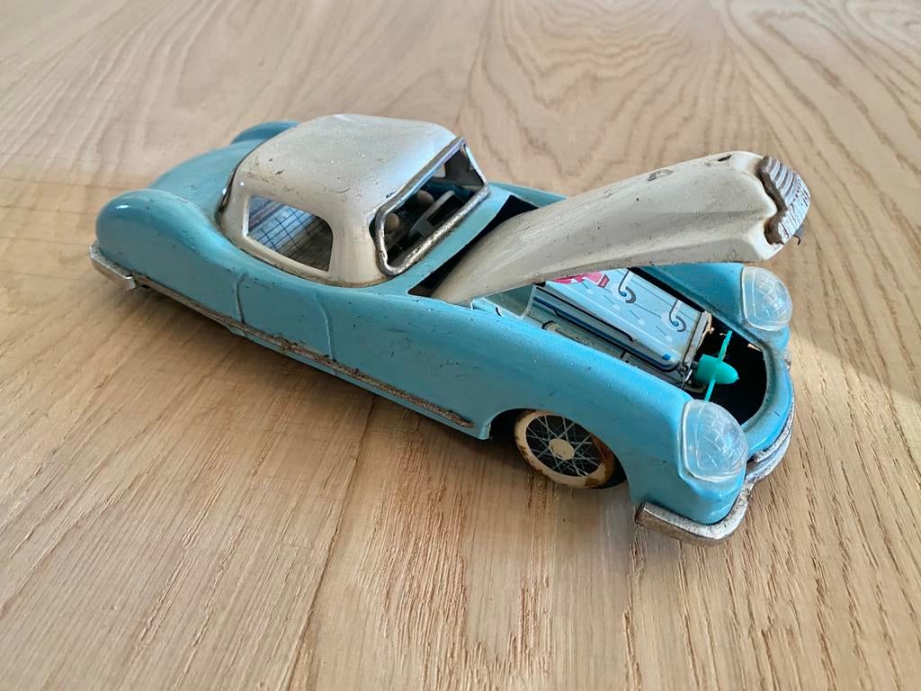 Blikken sportwagen met ‘motor’, Ophalen of Verzenden, Gebruikt