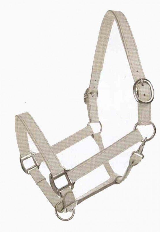 Wit leren halster, Dieren en Toebehoren, *, Verzenden, *, *