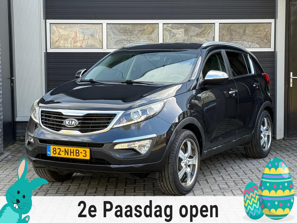 Kia Sportage 2.0 X-ecutive Plus Pack Trekhaak, Navi, Cruise,, Gebruikt, 4 cilinders, Leder en Stof, Origineel Nederlands