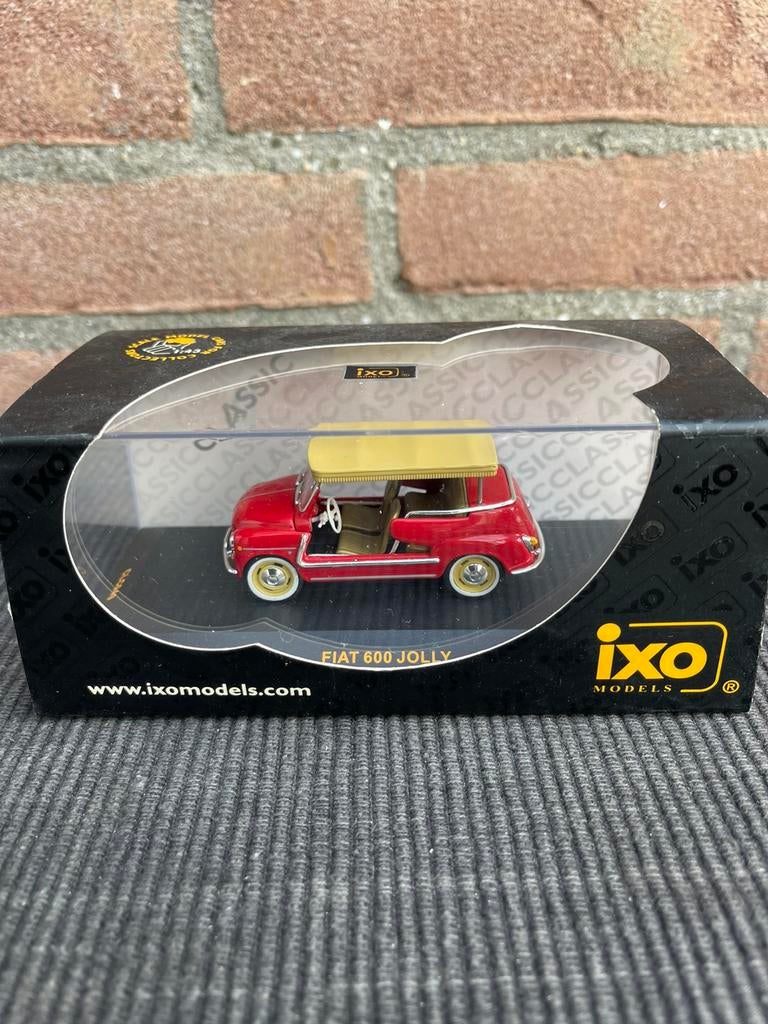 1:43 Ixo Fiat 600 Jolly, Ophalen of Verzenden, Nieuw, Auto, Overige merken