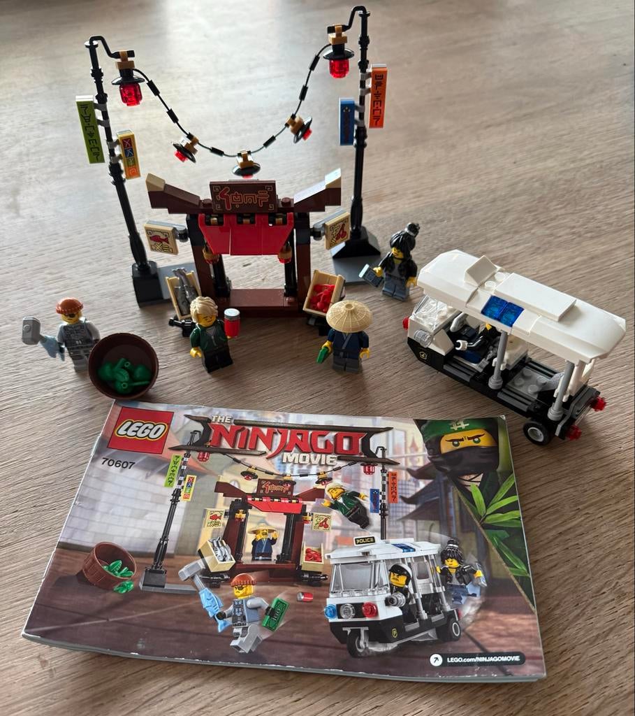 LEGO Ninjago Movie 70607 City Chase Complete Set, Kinderen en Baby's, Speelgoed | Duplo en Lego, Ophalen of Verzenden, Zo goed als nieuw