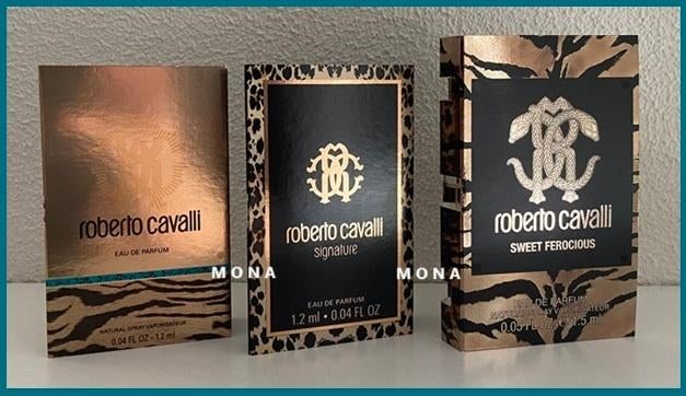 RobertoCavalli set 3 parfum samples proefjes testers, Verzenden, Nieuw