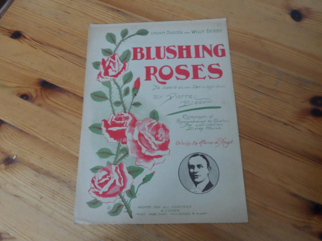 Blushing roses - pierre blaauw - willy derby, Zang, Gebruikt, Ophalen of Verzenden, Artiest of Componist