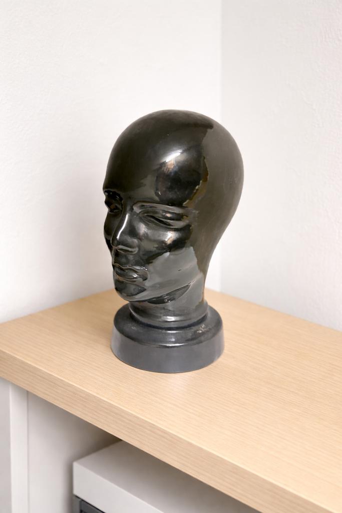 Vintage etalagehoofd/hoedenhoofd, Ophalen, Zo goed als nieuw