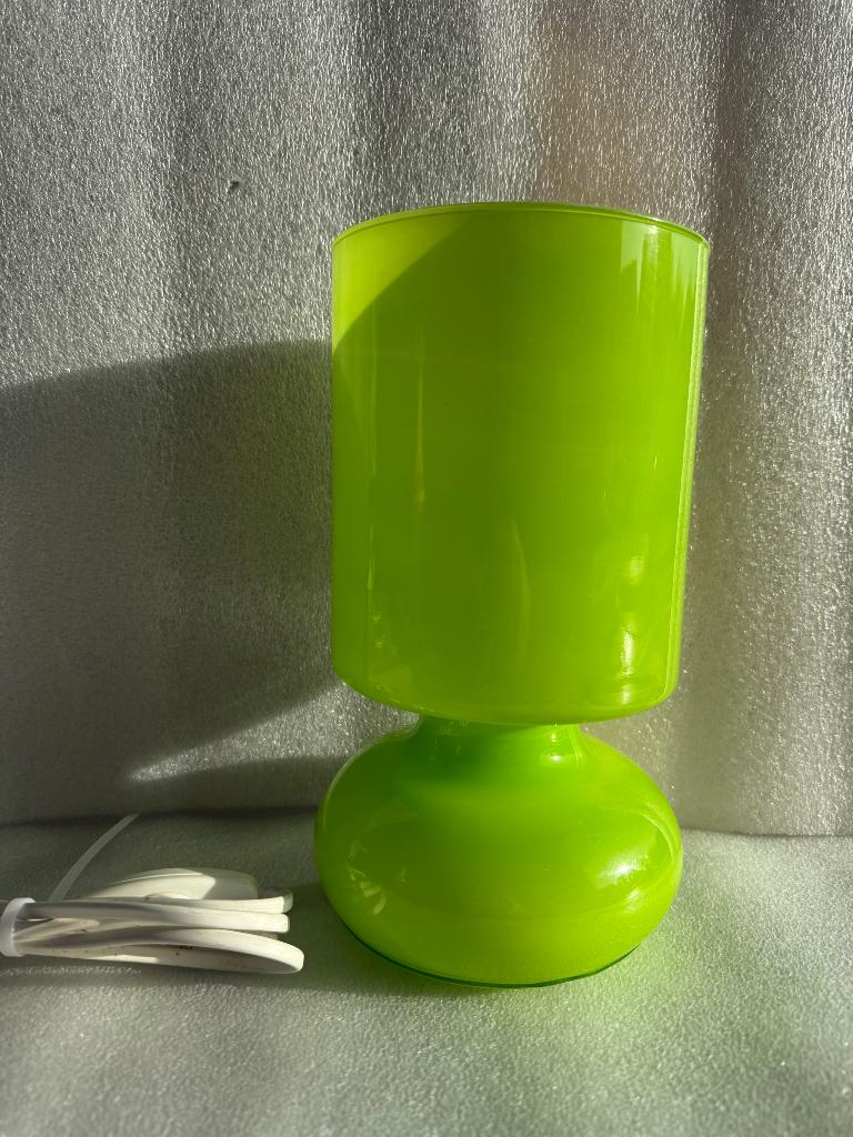 Lykta lamp groen vintage IKEA, Huis en Inrichting, Lampen | Tafellampen, Ophalen of Verzenden, Gebruikt, Glas, Minder dan 50 cm