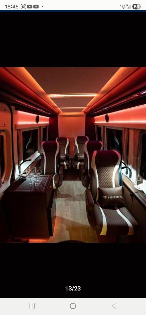 Te huur Mercedes Benz Sprinter Vip 7 plaats 2022 automaat, Eén persoon