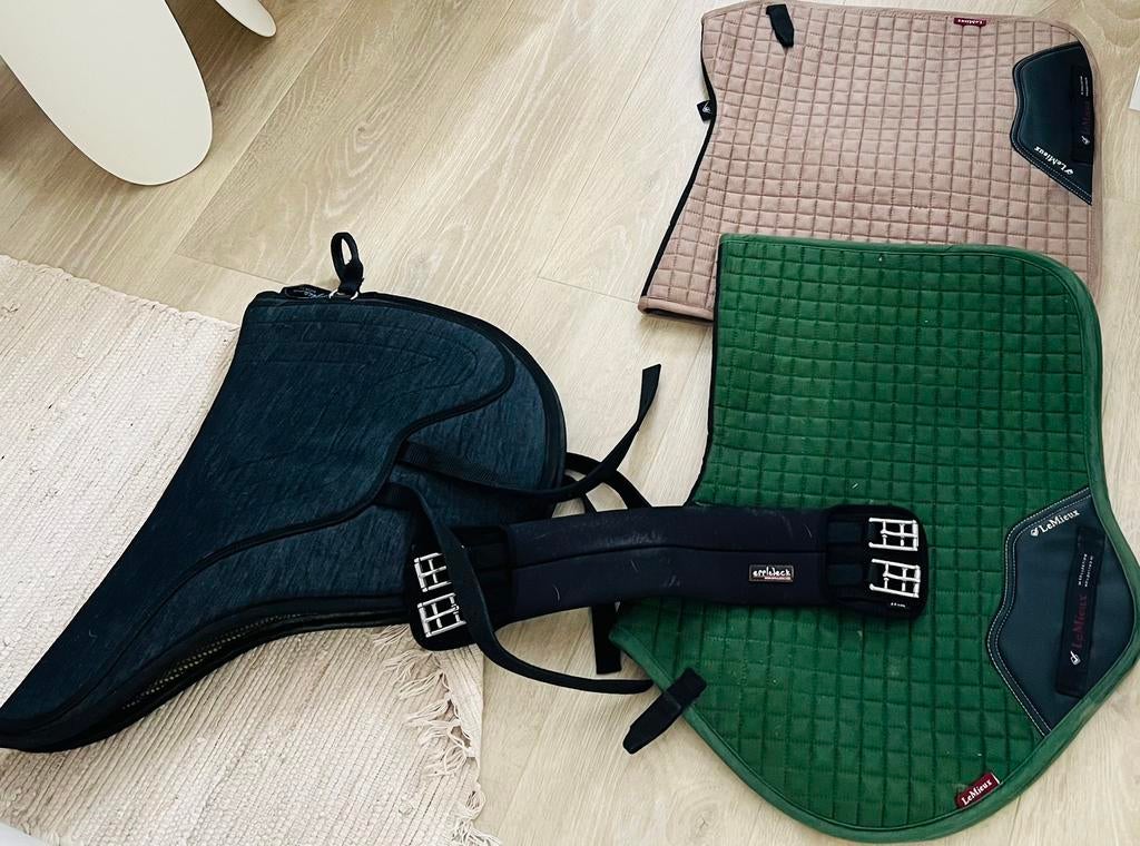 LeMieux, Epplejeck en Fouganza | singel & zadeldekjes, Dieren en Toebehoren, Paarden en Pony's | Dekens en Dekjes, Zo goed als nieuw